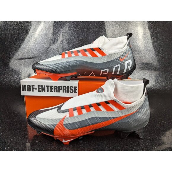 Nike Vapor Edge Pro 360 TB Football Cleats Orange Black White Men\'s 13 NIB main image 9